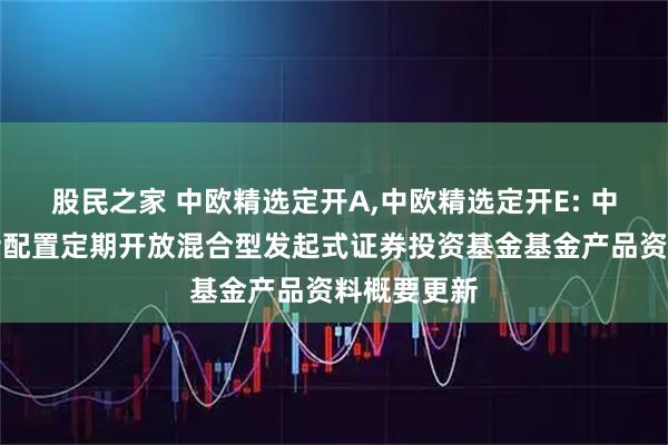股民之家 中欧精选定开A,中欧精选定开E: 中欧精选灵活配置定期开放混合型发起式证券投资基金基金产品资料概要更新