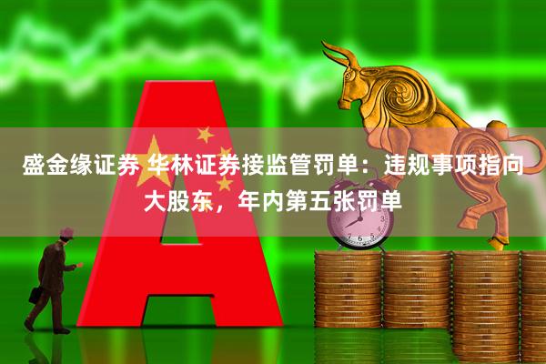 盛金缘证券 华林证券接监管罚单：违规事项指向大股东，年内第五张罚单