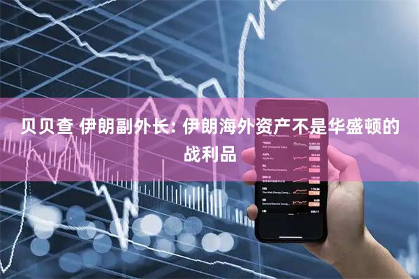 贝贝查 伊朗副外长: 伊朗海外资产不是华盛顿的战利品